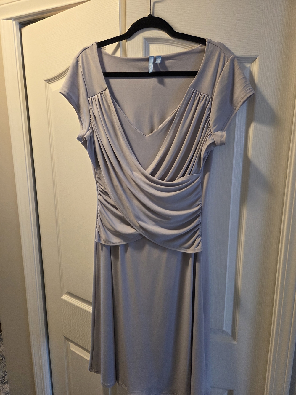 b-slim Light Gray Dress with Built In Shapewear